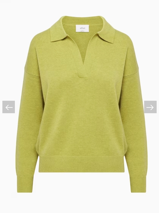 Aritzia Sweaters - Aritzia Wilfred Clara Merino Wool & Cotton Sweater